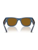 Ray-Ban Rb0840S 6680/73 51 Mega Wayfarer Unisex Mavi Kare Güneş Gözlüğü thumbnail 4