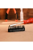 Work It 13 Parça Pense ve Vidalama Seti - 180mm Pense + Bits Uç Tutucu + 10 Parça Bits Uç+ Kontrol Kalemi thumbnail 5