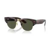 Ray-Ban RB0316S 990/31 50 Mega Clubmaster Unisex Kare Kırçıllı Kahverengi Güneş Gözlüğü thumbnail 2