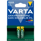 Varta Şarj Edilebilir Pil Power Ince 800 Mah 2li - Dezenfektan Hediyeli (%72 Alkol) thumbnail 1