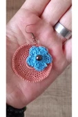 Crochet Örgü İşlemeli Küpe thumbnail 3