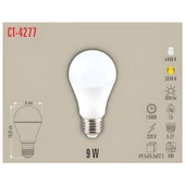 Cata Led Ampul 9W E27 Günışığı CT-4277G thumbnail 3