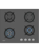 Simfer 3032 Emniyetli 4G Woklu Döküm Izgaralı Setüstü Cam Ocak Doğalgazlı thumbnail 1