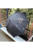 APRİL A-250G Protokol Şemsiyesi Çift Katmanlı Şemsiye 130 cm Siyah thumbnail 5