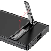 Samsung Galaxy Z Fold 7 Şeffaf Tasarımlı Kamera Korumalı Lego Standlı Kapak thumbnail 3