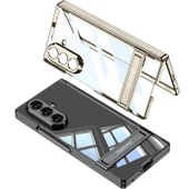 Samsung Galaxy Z Fold 7 Şeffaf Tasarımlı Kamera Korumalı Lego Standlı Kapak thumbnail 5