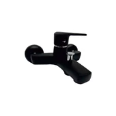 ACAR SU ARMATÜRLERİ Acar Safir Black Banyo/duş Bataryası - Mat Siyah Pirinç - Modern Tasarım thumbnail 1