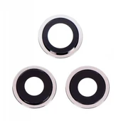 Apple iPhone 12 Pro Uyumlu Çerçeveli Arka Kamera Camı Lens thumbnail 1