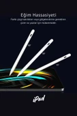 İPad Air 11 & 13 inç M3 2025 Uyumlu Avuç İçi Reddetmeli Eğim Hassasiyetli Dokunmatik Yazı Kalemi thumbnail 3