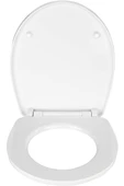 Klozet Kapağı Meditasyon Duroplast Akrilik - Yavaş Kapanan, Hijyenik 38 X 44,5 Cm, Beyaz thumbnail 2