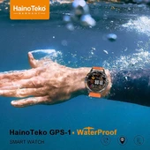 HainoTeko GPS-1 Amoled Ekran Su Geçirmez Akıllı Saat Dahili GPS Dahili Fener thumbnail 7