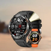 HainoTeko GPS-1 Amoled Ekran Su Geçirmez Akıllı Saat Dahili GPS Dahili Fener thumbnail 3