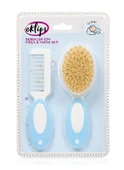 Eklips Bebek Fırça Tarak Seti (Mavi) – Doğal Kıllı, Nazik ve Güvenli Saç Bakımı thumbnail 1