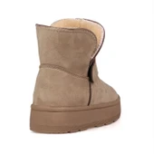 Kadın Vizon Günlük Kalın Taban Bot - İçi Kürklü Platform Streç Model thumbnail 5