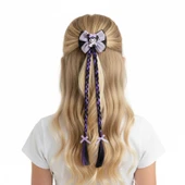 Yapay Saçlı Kuromi Çocuk Toka thumbnail 1