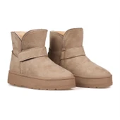 Kadın Vizon Günlük Kalın Taban Bot - İçi Kürklü Platform Streç Model thumbnail 1