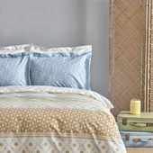 SARAH ANDERSON CARLENE ÇİFT KİŞİLİK NEVRESİM TAKIMI SARI thumbnail 2