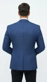 Erkek Dokulu Kumaş Slim Fit Blazer Ceket – Şık Modern Kesim Tek Düğmeli thumbnail 6