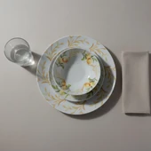 GÜRAL PORSELEN Lemon Touch  12 Parça 4 Kişilik Yemek Takımı 5692 thumbnail 5