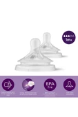 Philips Avent Natural Response Teat 2'li Biberon Emziği SCY963-02 thumbnail 4