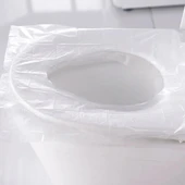 OLLEVRA 50 Adet Kullan At Pratik Kullanımlı Hijyenik Klozet Kapağı Poşeti thumbnail 5