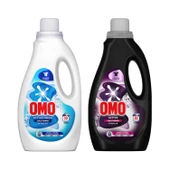Omo Sıvı Deterjan 1500 ml Beyazlar-Siyahlar 2 li Set thumbnail 1