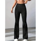 Lucky Life Kadın Yüksek Bel Taşlı Dalgıç Tayt thumbnail 2