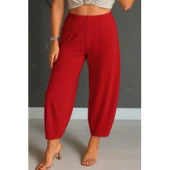 Lucky Life Kadın Yüksek Bel Krep Pantolon thumbnail 3