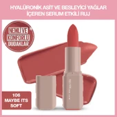 Maybelline New York Serum Etkili Hyalüronik Asit ve Besleyici Yağ İçeren Ruj - 106 Maybe It's Soft thumbnail 1