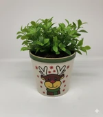 LEBRON Seramik Dekoratif Saksı Geyik Figürlü thumbnail 2