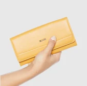 Grande Fermuarlı Kadın Cüzdan Kartlık Geniş İç Hacim thumbnail 3