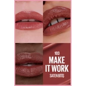 Maybelline New York Serum Etkili Hyalüronik Asit ve Besleyici Yağ İçeren Ruj - 103 Make It Work thumbnail 9