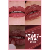 Maybelline New York Serum Etkili Hyalüronik Asit ve Besleyici Yağ İçeren Ruj - 104 Maybe It's Intense thumbnail 9