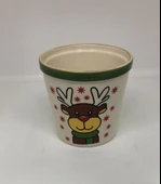 LEBRON Seramik Dekoratif Saksı Geyik Figürlü thumbnail 1