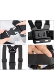 Aksiyon Kameraları İçin Çok Yönlü Göğüs Kayışı – Bisiklet, Motosiklet, Kayak, Trekking thumbnail 6