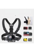 Aksiyon Kameraları İçin Çok Yönlü Göğüs Kayışı – Bisiklet, Motosiklet, Kayak, Trekking thumbnail 1