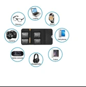 25 Parça Hassas Tornavida Seti Portetif Cep Tamir Seti thumbnail 4