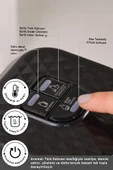 Hatır Hüps Quartz Közde, Sütlü İçecek Hazırlama Türk Kahve Makinesi 5 Fincan Kapasiteli Galaxy Grey thumbnail 6
