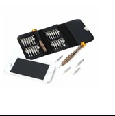 25 Parça Hassas Tornavida Seti Portetif Cep Tamir Seti thumbnail 3