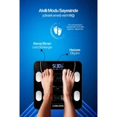 VERİ ANALİZLİ AKILLI TARTI (SİYAH) thumbnail 3