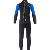 Cressi Morea Wetsuit Junior Dalış Elbisesi  BLACK/BLUE 3MM-12/13 YAŞ thumbnail 3