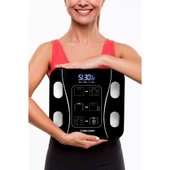 VERİ ANALİZLİ AKILLI TARTI (SİYAH) thumbnail 1