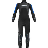Cressi Morea Wetsuit Junior Dalış Elbisesi  BLACK/BLUE 3MM-12/13 YAŞ thumbnail 2