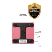 VERİ ANALİZLİ AKILLI TARTI (PEMBE) thumbnail 7