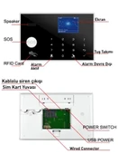 Tuya Akıllı Kablosuz (WiFi) Ev Güvenlik Alarm Seti Google Home Destekli thumbnail 7