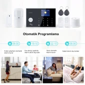 Tuya Akıllı Kablosuz (WiFi) Ev Güvenlik Alarm Seti Google Home Destekli thumbnail 5