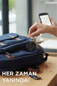 F8 Smart Tag Takip Cihazı Apple Find My ve Android Uyumlu thumbnail 2