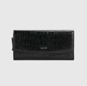 Grande Uzun Cüzdan Çok Bölmeli Premium Deri Dokulu Hakiki Deri thumbnail 1