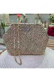 nesdesign Gold İpli Burslu Clutch Çanta thumbnail 2