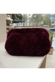 nesdesign Bordo Teddy Clutch Çanta thumbnail 1